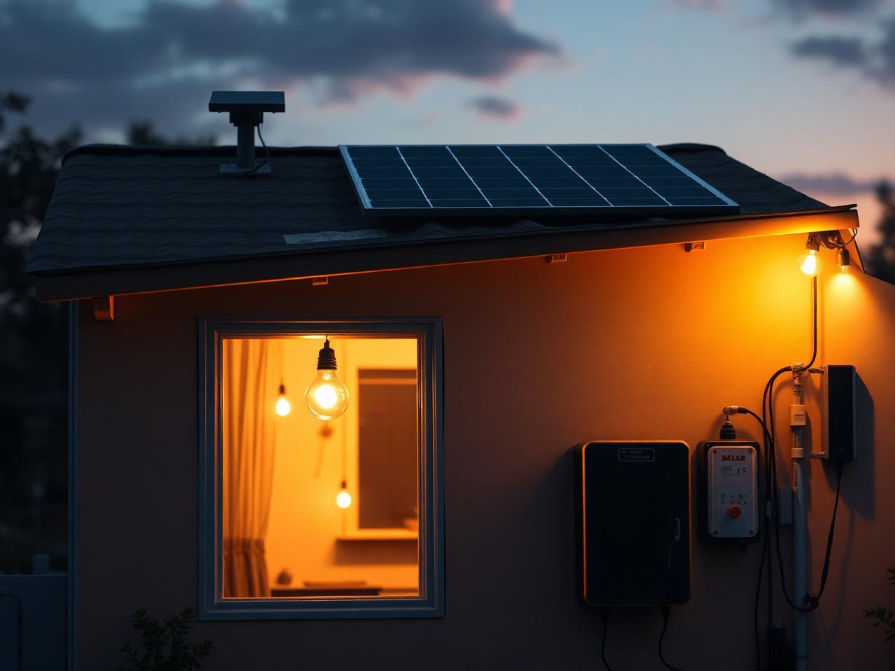Solar Home Lighting System
